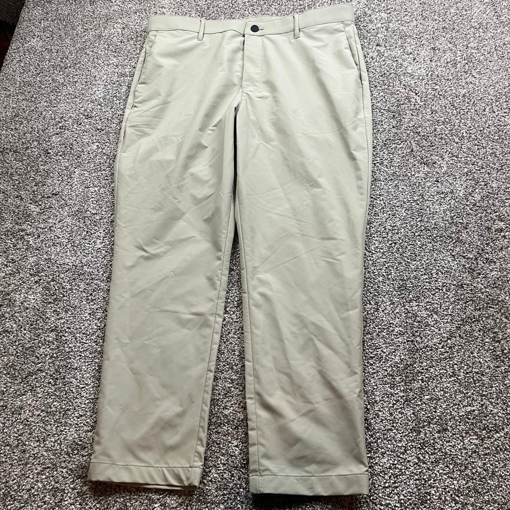 Banana Republic Core Temp Chino Pants Mens 38x29 Performance Stretch Golf Travel